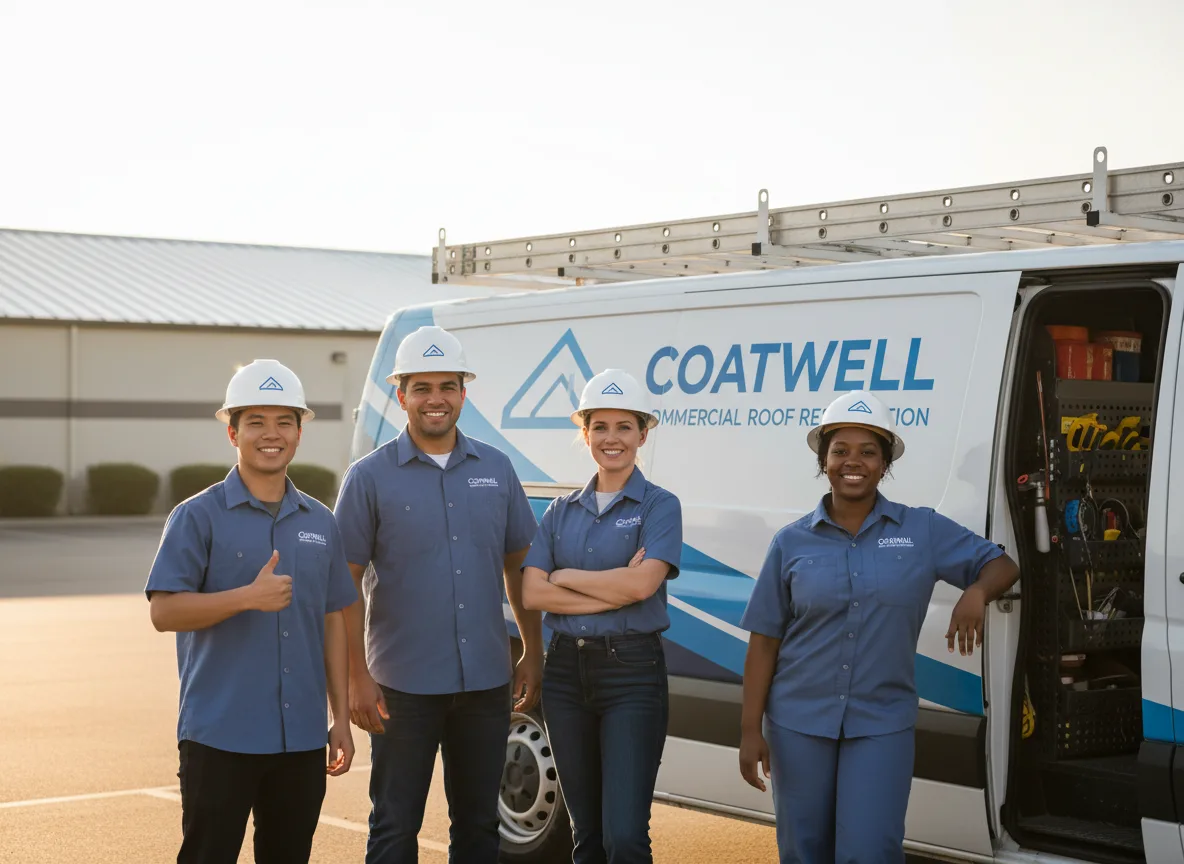 Commercial roof coating company in Otto, NC
